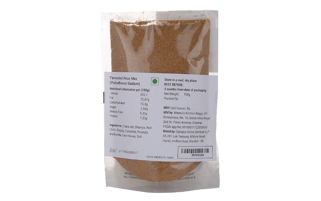 Eatelish Tamarind Rice Mix    Pack  100 grams